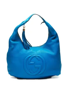 Gucci Pre-Owned: Голубая сумка 