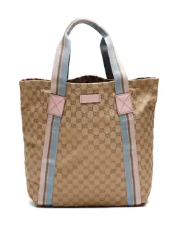 Gucci Pre-Owned: Бежевая сумка-шоппер 