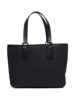 Gucci Pre-Owned: Чёрная сумка-шоппер 
