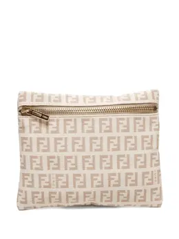 Fendi Pre-Owned: Светлый клатч 