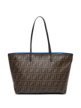 Fendi Pre-Owned: Коричневая сумка-шоппер 