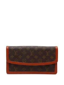Louis Vuitton Pre-Owned: Коричневый клатч 