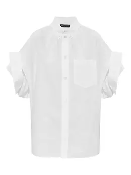 Balenciaga: Хлопковая рубашка 