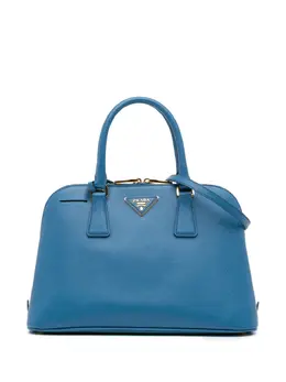 Prada Pre-Owned: Голубая сумка 