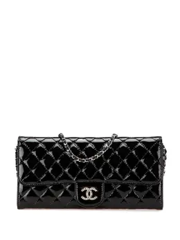 CHANEL Pre-Owned: Чёрный кошелёк 