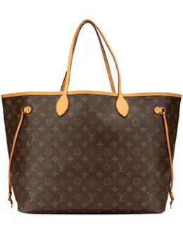 Louis Vuitton Pre-Owned: Коричневая сумка-шоппер 