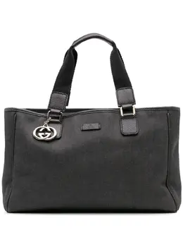 Gucci Pre-Owned: Серая сумка-шоппер 