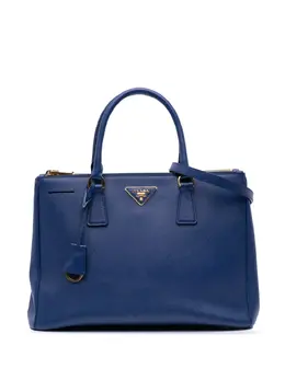 Prada Pre-Owned: Голубая сумка 