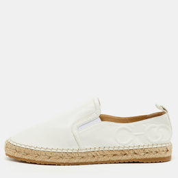 Jimmy Choo: Белые мокасины 