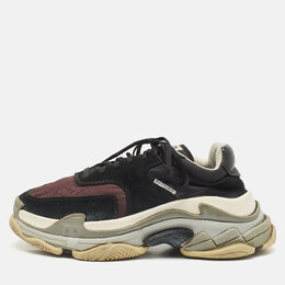 Balenciaga: Многоцветные кроссовки  Triple S