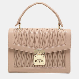 Miu Miu: Бежевая сумка 