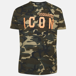 Dsquared2: Зелёная футболка 