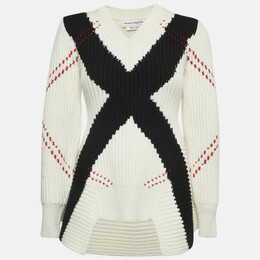 Alexander McQueen: Белый свитер 