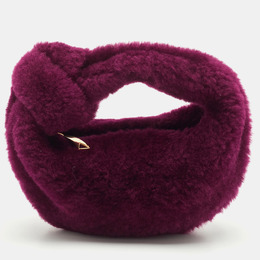 Bottega Veneta: Бордовая сумка  Mini Jodie