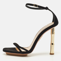Aquazzura: Чёрные сандалии 