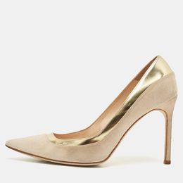 Manolo Blahnik: Бежевые туфли 