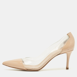 Gianvito Rossi: Бежевые туфли  Plexi