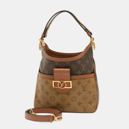 Louis Vuitton: Коричневая сумка 