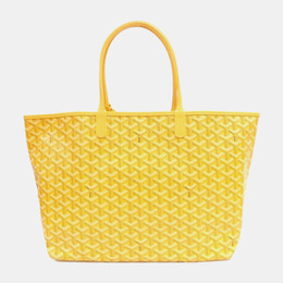 Goyard: Жёлтая сумка-шоппер 