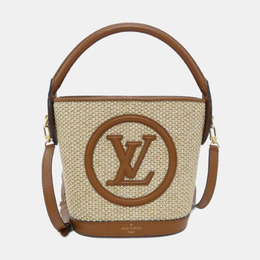 Louis Vuitton: Бежевая сумка 