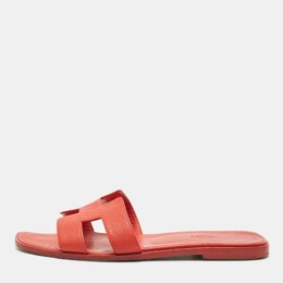 Hermes: Красные сандалии 