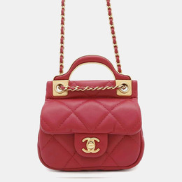 Chanel: Красный клатч 