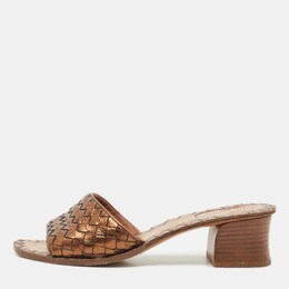 Bottega Veneta: Коричневые сандалии 