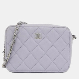 Chanel: Фиолетовая сумка 