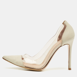 Gianvito Rossi: Белые туфли  Plexi
