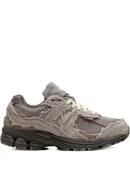New Balance: Коричневые кроссовки  2002R