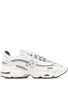 New Balance: Белые кроссовки 