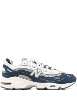 New Balance: Синие кроссовки 