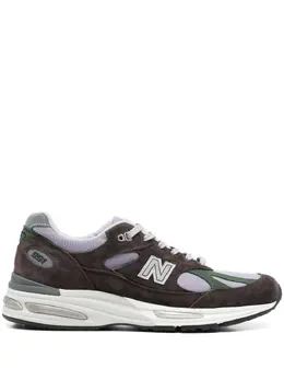New Balance: Фиолетовые кроссовки 