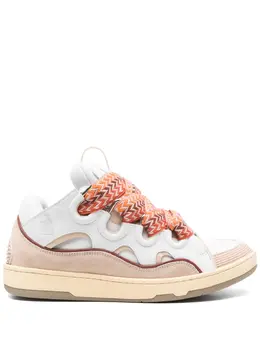 Lanvin: Белые кроссовки  Curb