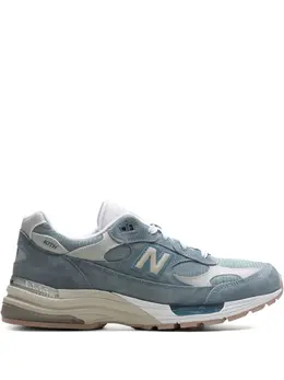 New Balance: Голубые кроссовки  992