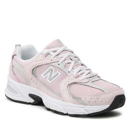 New Balance: Розовые кроссовки 