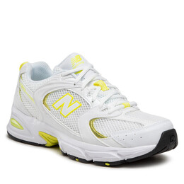 New Balance: Белые кроссовки 