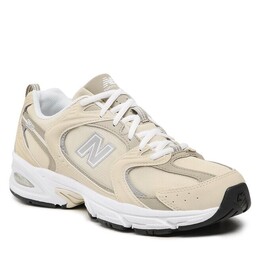 New Balance: Бежевые кроссовки 