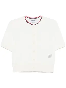 Thom Browne: Кардиган  RWB в полоску
