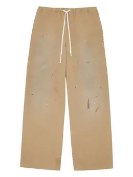 MM6 Maison Margiela: Коричневые брюки 