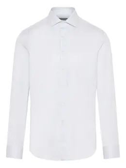 Canali: Рубашка в полоску 