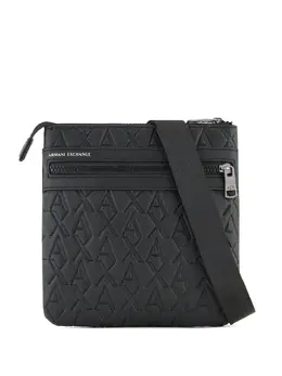 Armani Exchange: Чёрная сумка 