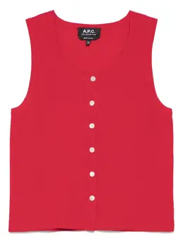 A.P.C.: Яркий жилет  Ambre
