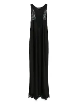Balenciaga: Атласное платье 