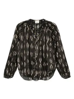 ISABEL MARANT: Чёрная блуза 
