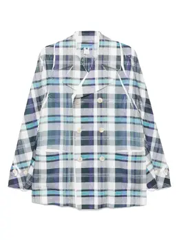 Comme Des Garçons Shirt: Голубые пиджаки 