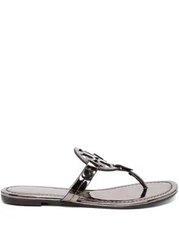 Tory Burch: Тёмные сандалии  Miller