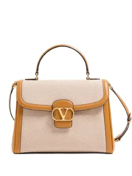 Valentino Garavani: Бежевая сумка 