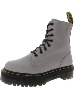 Dr. Martens: Серые ботинки 