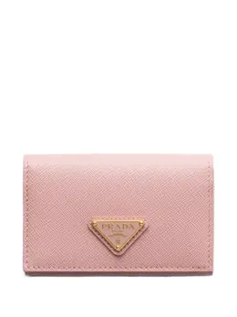 Prada: Розовый картхолдер 